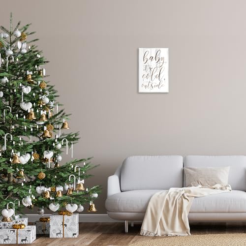 Stupell Industries Baby Its Cold Outside Wall Plaque, 13 x 19