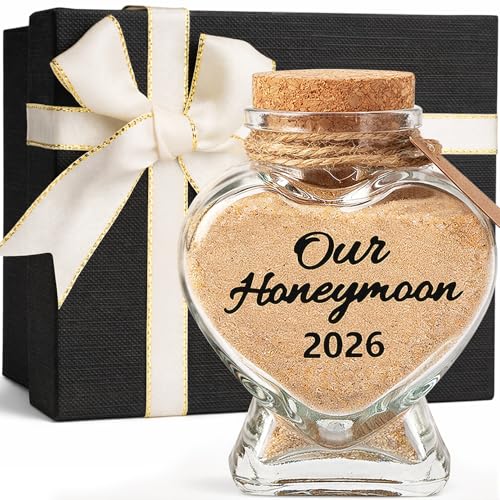 Heart-Shaped Honeymoon Sand Keepsake Jar 2026 - BluPup