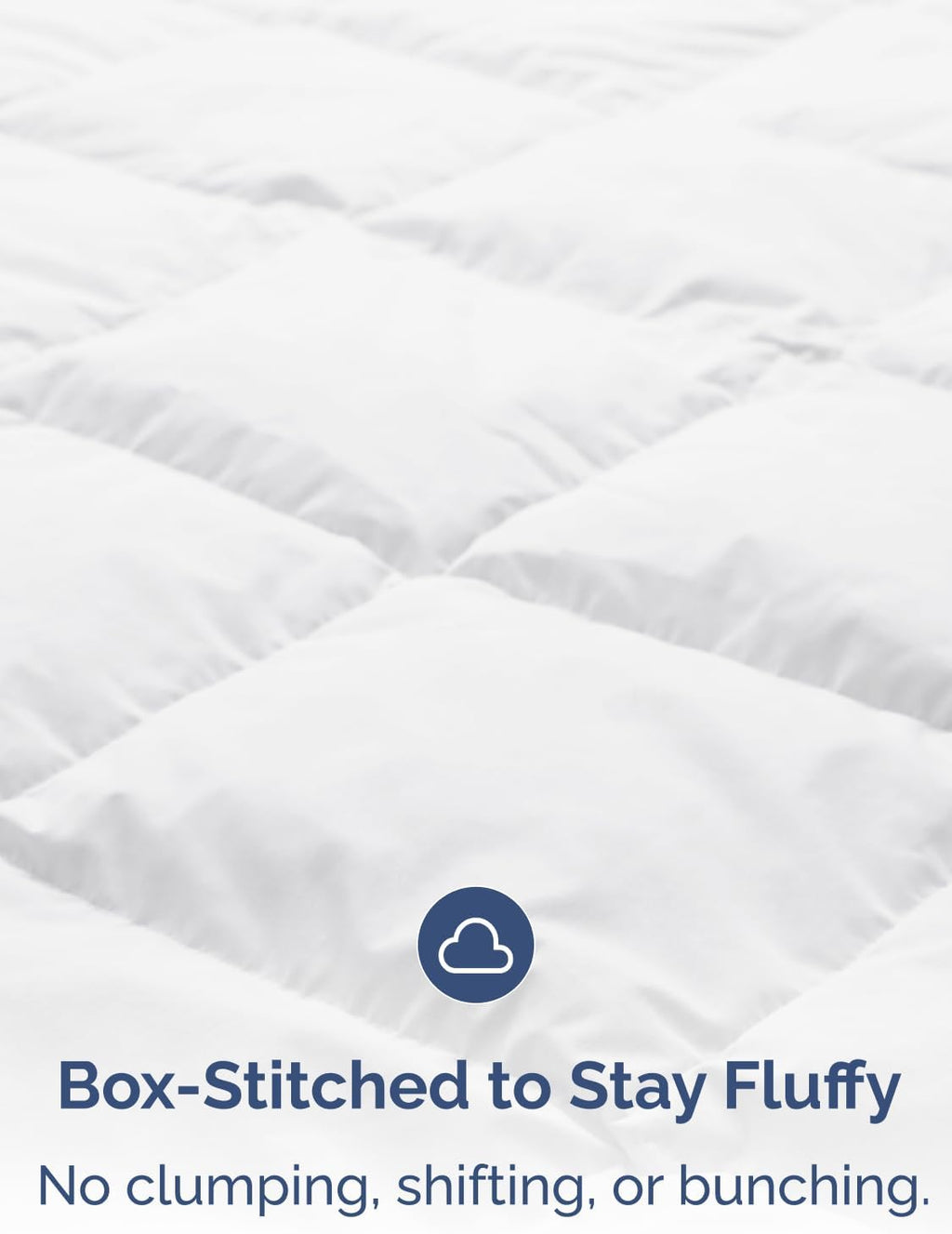 Regine Switzerland Cal King Size White Alternative Down Comforter - Warm, Lightweight & Breathable All-Season Bedding
