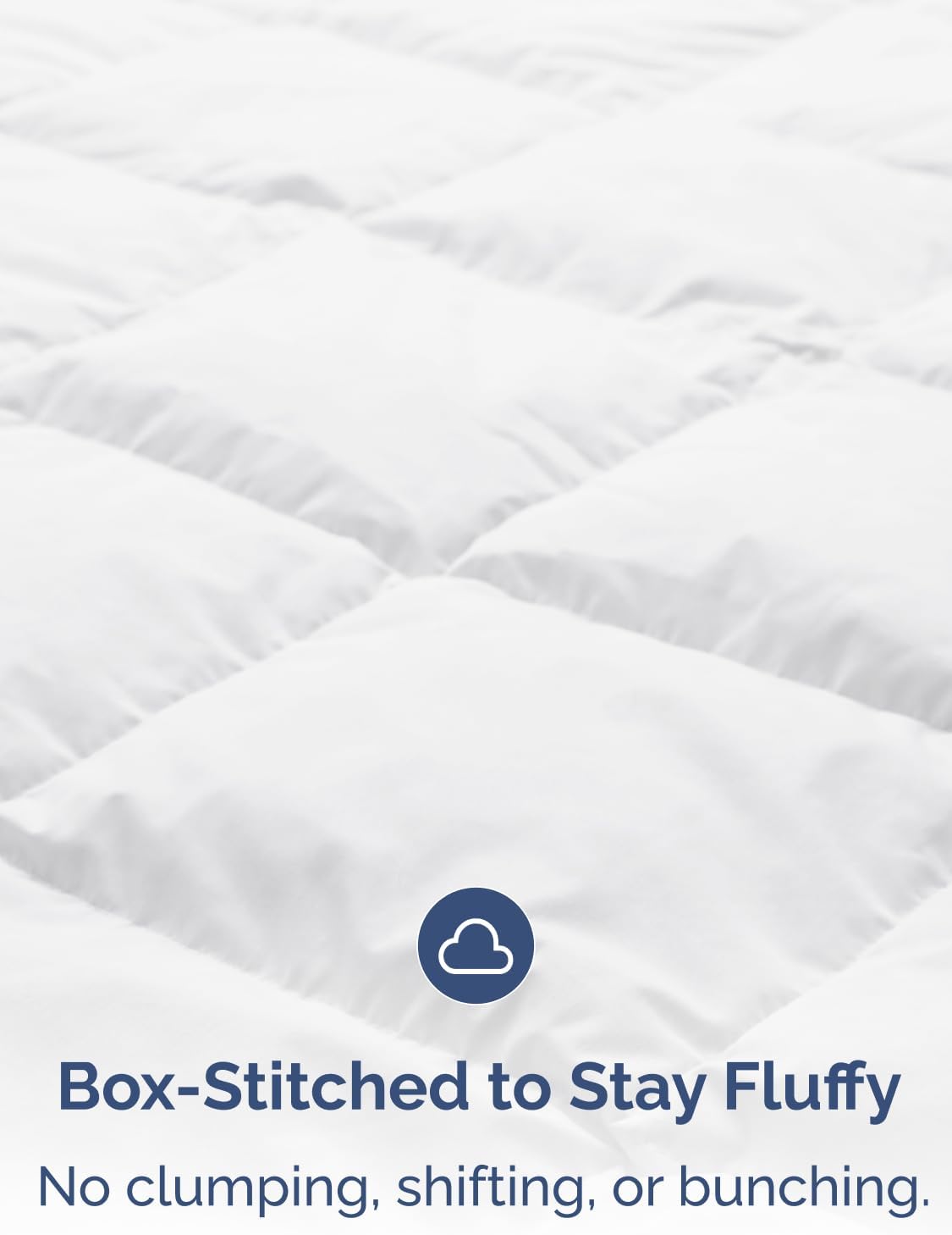 Regine Switzerland Cal King Size White Alternative Down Comforter - Warm, Lightweight & Breathable All-Season Bedding