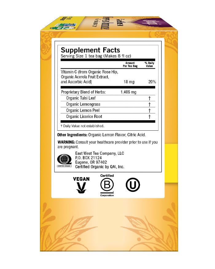 Yogi Tea, Tea Everyday Immune Sweet Lemon Organic, 16 Count