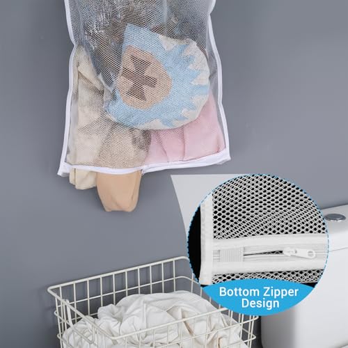 Sorcristy Portable Hanging Laundry Hamper - Large Mesh Basket, 28.74" x 18.89"