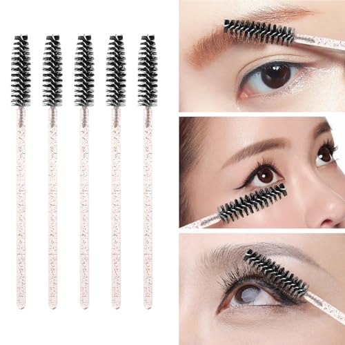 Tbestmax 200Pcs Disposable Mascara Wands & Eyelash Brushes