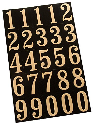 Hy-Ko Self-Adhesive House Number Stickers for Easy Navigation