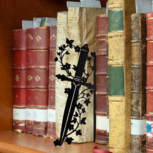 Medieval Dagger Bookend Decor – Fantasy Home Accent for Men