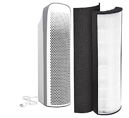 Nispira 2-in-1 True HEPA Replacement Filter PETWRFIL For Pure Enrichment PureZone Elite 4-IN-1 Tower Air Purifier PEAIRTWR (HEPA + 1-PreFilter, 1 PK)