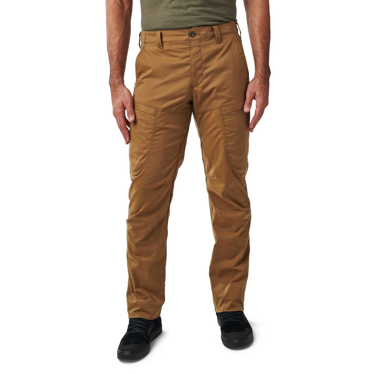 5.11 Tactical Men's Ridge Pants, Straight Fit, 8 Pockets, Style 74520, Kangaroo, 40W x 30L