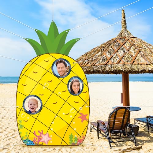 Large Pineapple Photo Booth Backdrop for Summer Parties