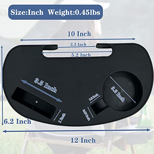 Zero Gravity Chair Cup Holder Tray with Phone Slot - Durable & Portable