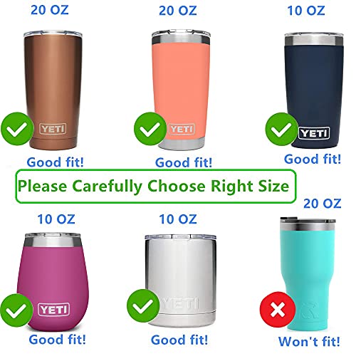 Spill-Proof Replacement Lids for 20 Oz Tumblers - 2 Pack