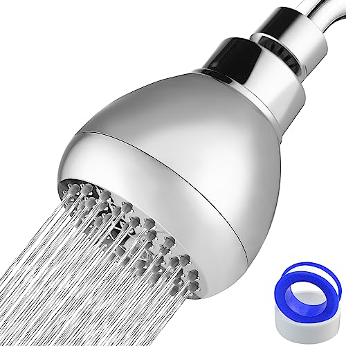 High Pressure Shower Head - Chrome Pressure Boosting Showerhead