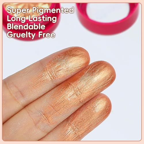 VELORI Cream Eyeshadow Waterproof Long-Lasting Shimmer Putty