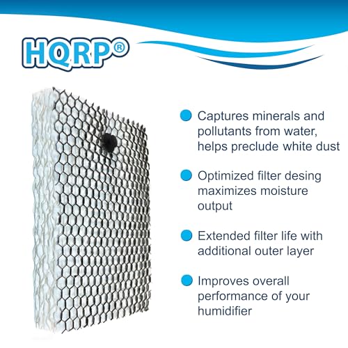 HQRP 2-Pack Humidifier Wick Filters for Sunbeam & Bionaire Models