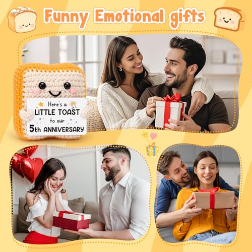 5th Anniversary Gift for Husband or Wife - Funny Little Toast Keepsake