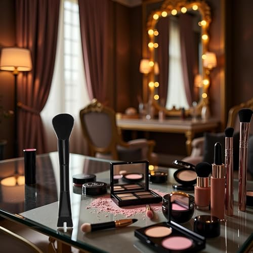 Dual-Ended Nose Contour Brush & Cheekbone Sculpting Makeup Brush