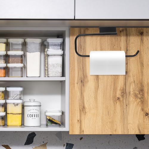 Styquenzer Under Cabinet Paper Towel Holder - Stainless Steel No-Drill Rack