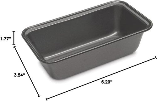 Cuisinart Mini Loaf Pan Set - 4 Count Bakeware for Perfectly Shaped Mini Loaves
