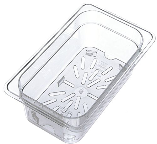 Clear Plastic Drain Shelf for 1/4 Size Food Pan - Carlisle