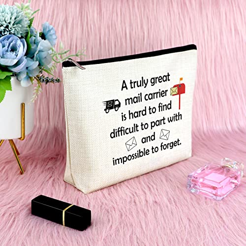 Mail Carrier Appreciation Makeup Bag - Postal Worker Gift Pouch