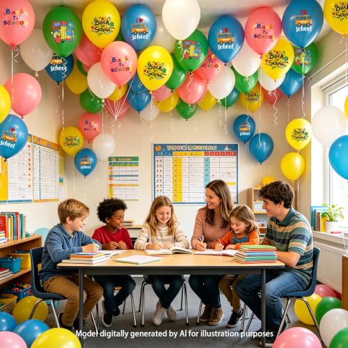 Back to School Balloon Set - 45PCS Classroom Party Decor
