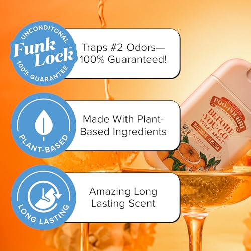 Poo-Pourri Before-You-Go Toilet Spray, Mandarin Mimosa, 1 Fl Oz Travel Size