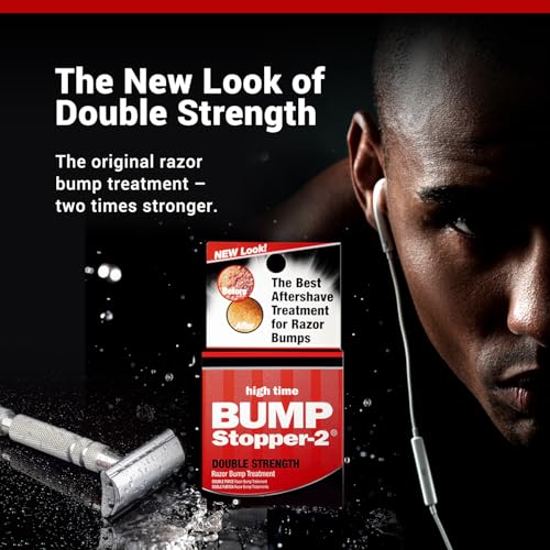 Bump Stopper 2 Double Strength Ingrown Hair & Razor Bump Treatment Cream 0.5 oz