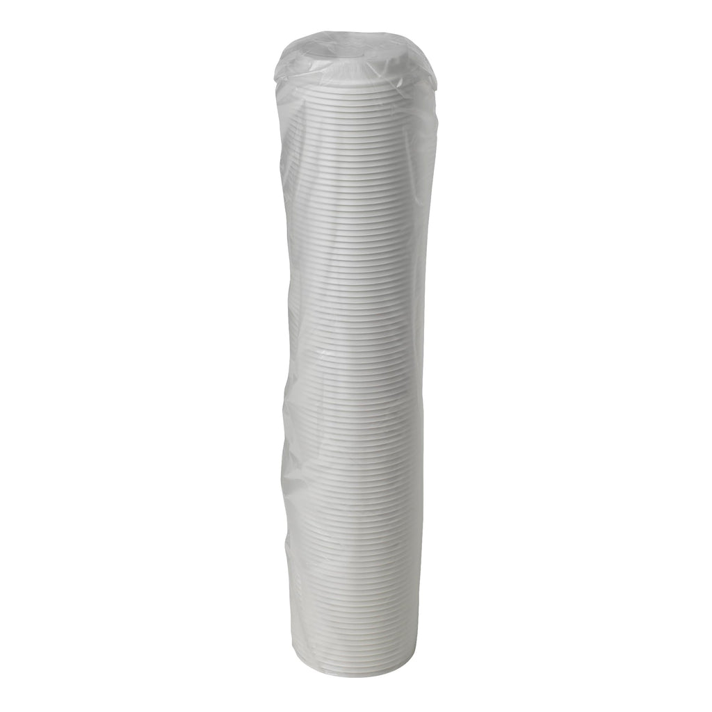GEORGIA-PACIFIC DIXIE® SLIDER LIDS FOR 10/12/16/20OZ WHITE, 1,000 LIDS PER CASE