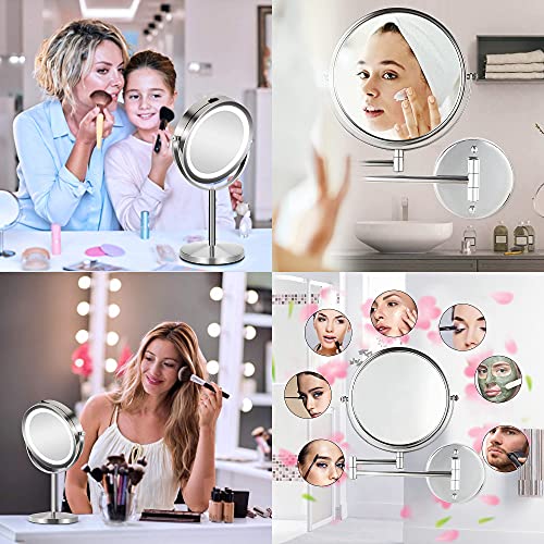 LED Makeup Mirror Bulbs Replacement - Daylight White 6000k (2-Pack)