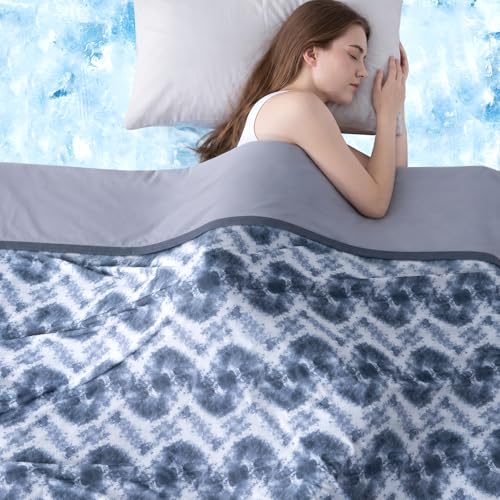 Cooling Blanket for Hot Sleepers – Reversible XL Throw 50"x70"