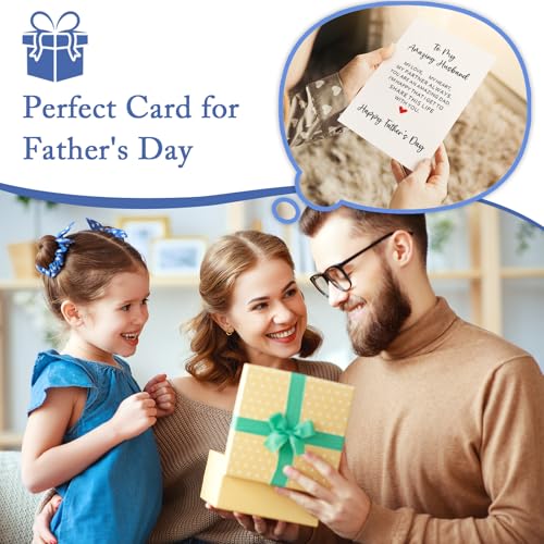 Romantic Father's Day Card for Husband - Heartfelt Gift