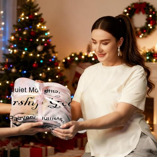 COMFAR Christian Throw Blanket - Soft Fleece Gift for Women