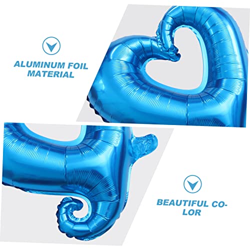 WHAMVOX 4pcs 18-Inch Heart Foil Balloons for Wedding and Party Decor