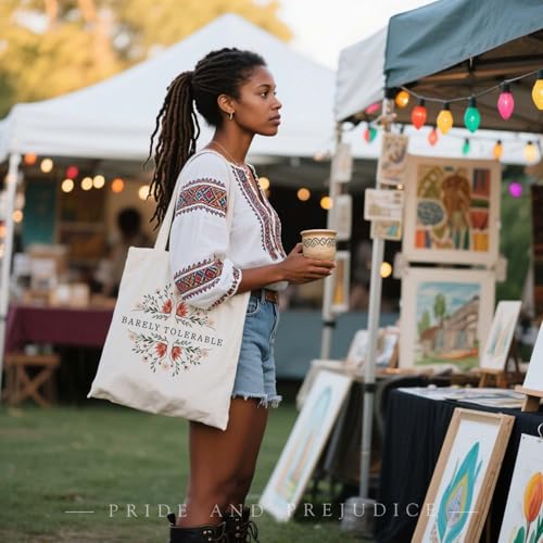 Literary Canvas Tote Bag - Perfect Gift for Book Lovers