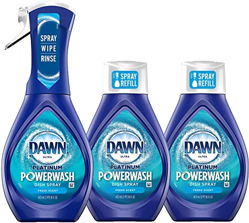 Dawn Powerwash Dish Spray Starter Kit - Fresh Scent, 16 Fl Oz (Pack of 3)