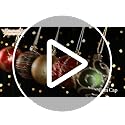 Christmas Tree Ornaments Set - Red Green Gold Large 3.2 Inch - 16pcs Holiday Decor