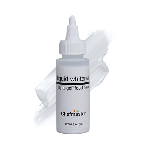 Chefmaster Liquid Whitener Gel Food Coloring - Professional-Grade Dye for Brighter Whites & Pastels