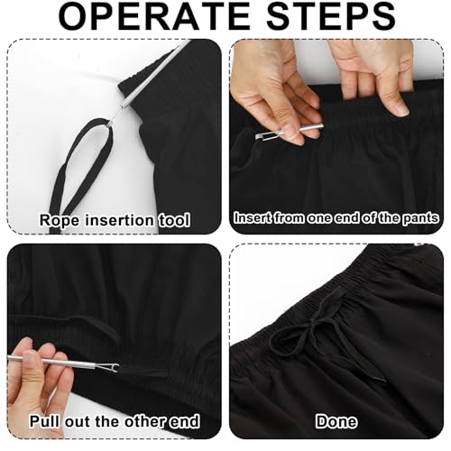 6-Piece Spring Loop Drawstring Threader Tool Set for Sewing