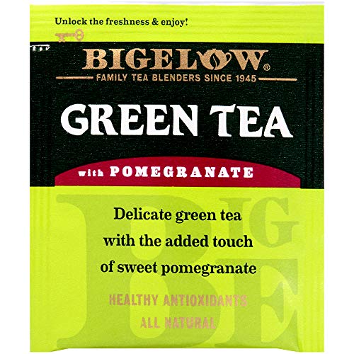 Bigelow Green Tea with Pomegranate, 28 Foil-Wrapped Tea Bags