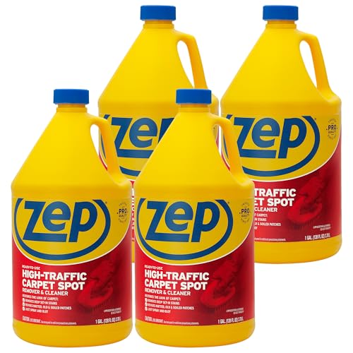 Zep High Traffic Carpet Cleaner - 1 Gallon for Deep Stain Removal