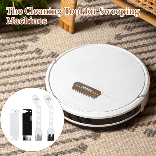 Tweruna 4-Piece Vacuum Brush Cleaning Tool Set - Black & White Universal Kit