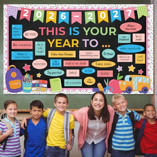 2026-2027 Classroom Bulletin Board Set for Back to School