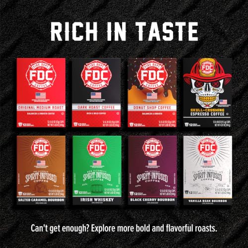 Fire Department Coffee Shellback Espresso K-Cup Pods - 12 Count