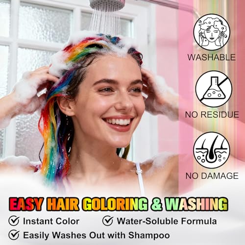 Green Temporary Hair Color Spray for Kids & Teens - Washable Non-Toxic Hair Dye