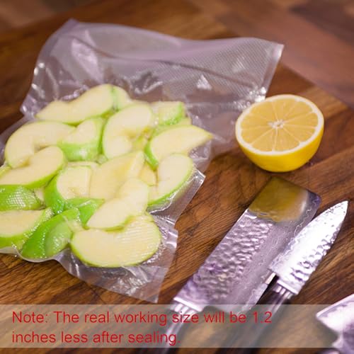 HUISPARK Heavy Duty Vacuum Sealer Bags - 100 Pcs, 2.7" x 4"