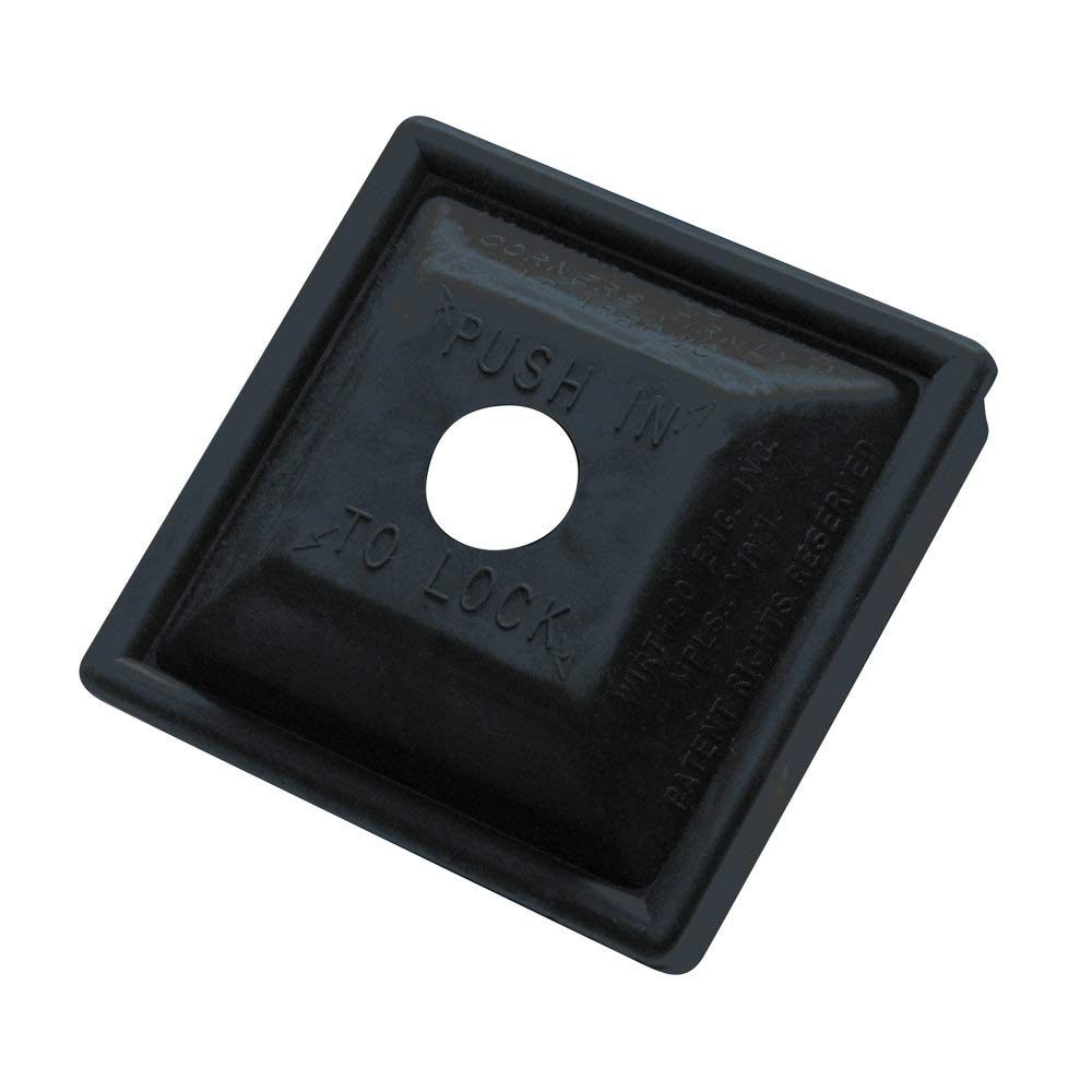 "WirthCo 30000 RV Locking Bumper Plug - 4""", black