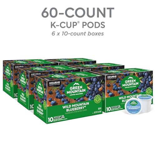 Green Mountain Wild Mountain Blueberry Light Roast K-Cup Pods - 60 Count