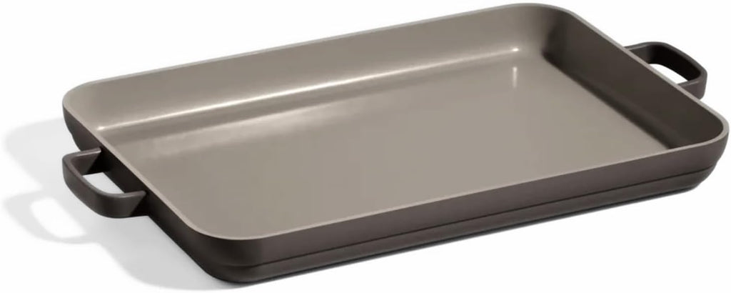 Our Place Griddle Pan - Versatile Nonstick Ceramic Griddle & Sheet Pan | Toxin-Free, Dual-Use Design | 5 Qt Capacity, Oven Safe to 450°F | Char Color