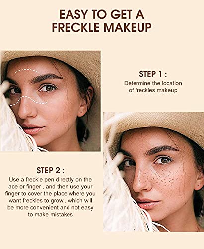 Equusecured Fake Freckle Pen Waterproof Long Lasting Natural Makeup