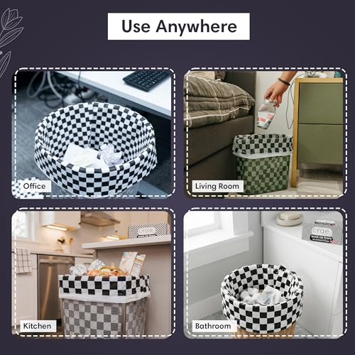 Crae Home Checkmate 4 Gallon Small Trash Bags - Stylish Liners