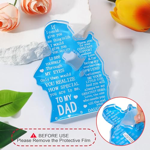 Personalized Acrylic Paperweight for Dad - Heartfelt Keepsake Gift